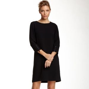 Purple 3/4 length sleeve dress